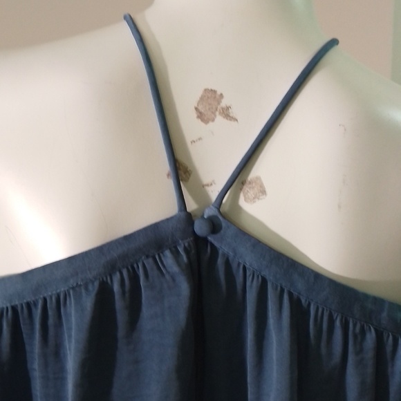 E4 Vince Camuto XS slate blue off shoulder top - Picture 8 of 11